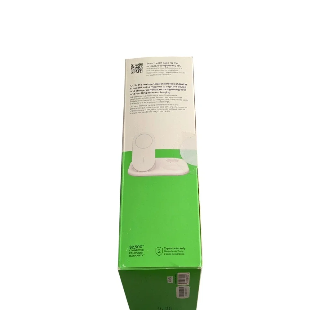 BbO Belkin‎ - 3-in-1 15W, Foldable Magnetic Qi2 Charging Station In White